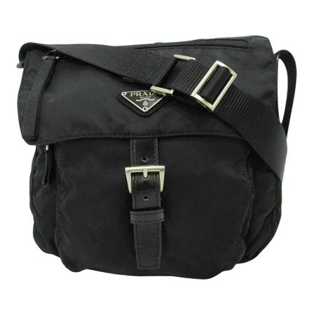Prada Vintage Pre-owned Cross Body Väska svart, Dam Vintage Väskor, Dam, Storlek: ONE SIZE