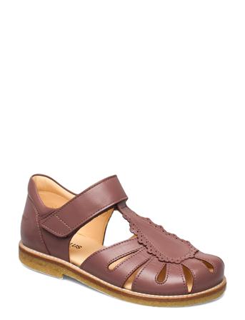 Sandals - Flat - Closed Toe - Shoes Summer Shoes Sandals Lilla ANGULUS