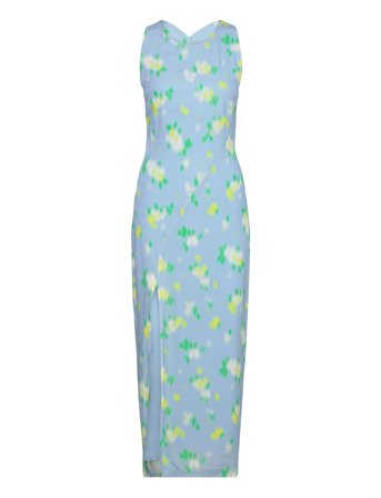 ROTATE Birger Christensen | Jacquard Midi Slit Dress | 40