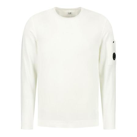 C.p. Company, Knitwear - Crew Neck Wit, Heren, Maat:L