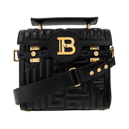 Balmain, B-Buzz 23 shoulder bag Zwart, Dames, Maat:ONE Size