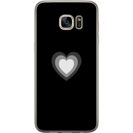 Kompatibel Mobilcover til Samsung Samsung Galaxy S7 edge Soft Glow Heart