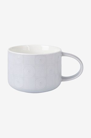 Maxwell & Williams - Muki Crest 50 cl - Harmaa - Kupit & mukit - - Homeroom