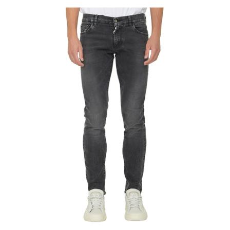 Dolce & Gabbana - Straight - Grå - Herr - Storlek: Xs, Herr, Storlek: XS