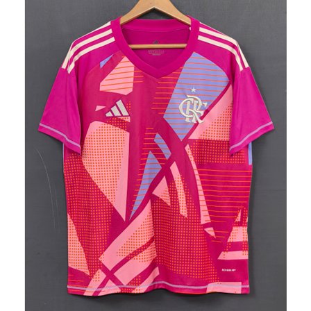 25-26 CR Flamengo Maalivahdin Pinkki Pelipaita Jalkapallo T-paita S-2XL