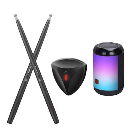 XJ-Bærbar Elektronisk Lufttromme Somatosensorisk Tromme Med Trommestikke Elektronisk Tromme Musikkinstrumenter