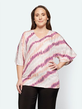 CISO - Bluse - Rosa Mix - Mønstret