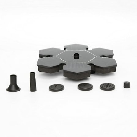 Flydende solcelledrevet springvand til haven, vandpumpe 180 l/t, fuglebad, damdekoration til pool, fisk til tank, akvarium