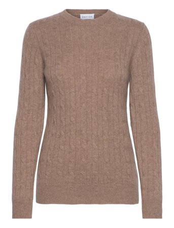 Davida Cashmere | O-Neck Cable | L