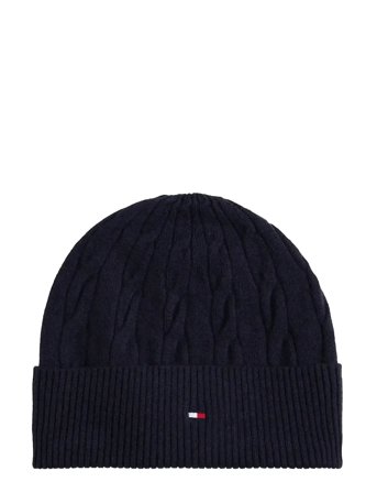Tommy Hilfiger | Th Flag Cable Knit Beanie | ONE SIZE