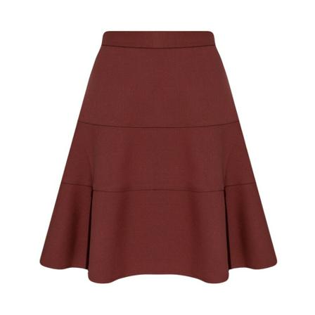 See by Chloé, Flared skirt Czerwony, Kobieta, Rozmiar: S
