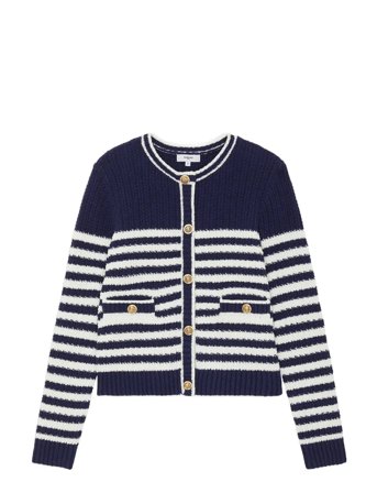 SUNCOO Paris | Gabarel - Striped Cardigan | M