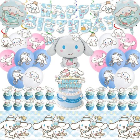 Jordgubbstema Grattis på födelsedagen Party Tillbehör Dekoration