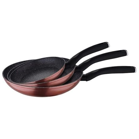 San Ignacio Q3063 - KVM-BRYGGA - Venus Set med 3 stekpannor i smidd aluminium, induktion