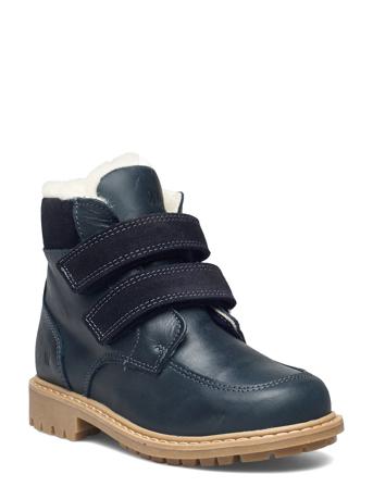 Stewie Tex Velcro Boot Blue Wheat
