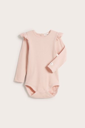 Newbie | Body, jossa on röyhelö | Vaaleanpunainen