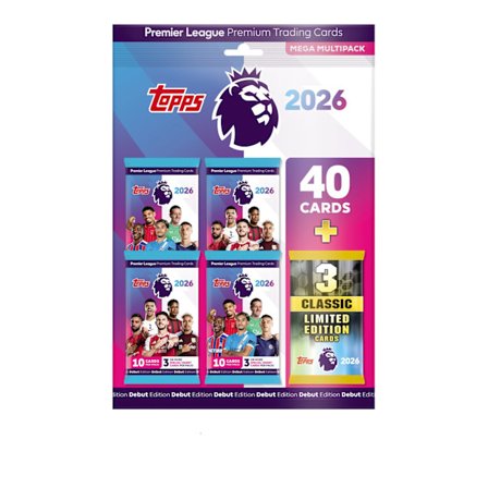 Topps Premier League 2026 Mega Multipack