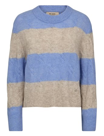 MOS MOSH Mmaryna Aidy O-Neck Knit - Multi/patterned - XS