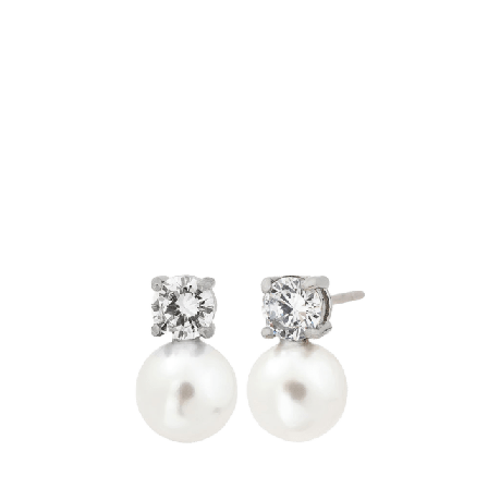 Edblad Luna Studs L Steel Smycken & klockor Dam Grå ONESIZE