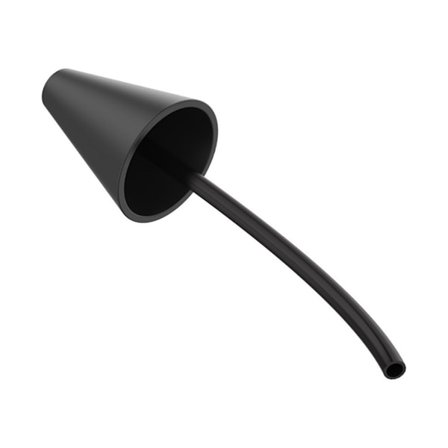 Fleksibel røggastester konisk slange med varmebestandig silikone lækagedetektionsværktøj til præcis lækagedetektion af bilrør