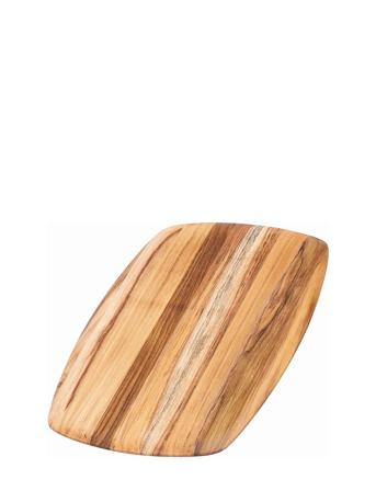 Skærebræt M. Afrundede Kanter Home Kitchen Kitchen Tools Cutting Boards Wooden Cutting Boards Brun Teakhaus