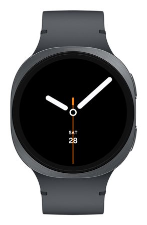 Samsung Galaxy Watch8 44mm eSim (graphite) Smartklokke, GPS, LTE, IP68, Galaxy AI