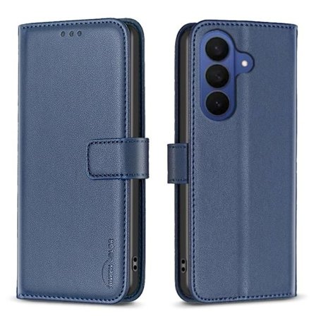 BINFEN Samsung Galaxy S26 Pro Plånboksfodral Folio Flip Konstläder - Blå