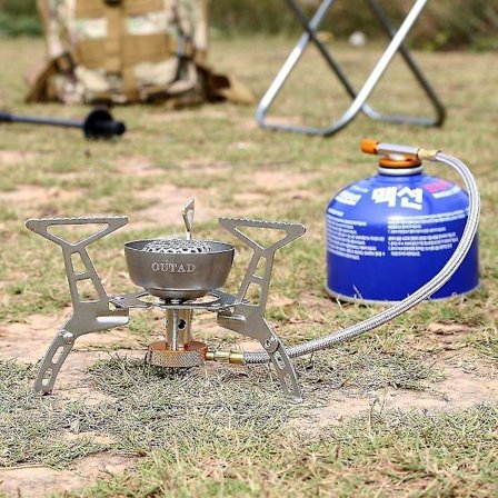 OUTAD Vindtät Vikbar Spis för Utomhusvandring