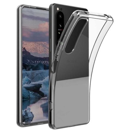 Xperia 1 IV Stöttåligt Genomskinligt Skal Simple