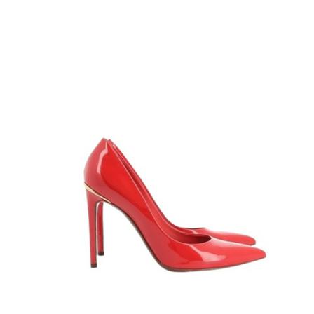 Louis Vuitton Vintage Pre-Owned leather pumps varnished , Rood , Dames , Maat: 38 EU
