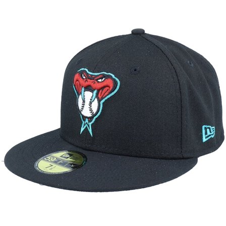 New Era - MLB Sort fitted Kasket - Arizona Diamondbacks Authentic On-Field 59FIFTY Black Fitted @ Hatstore