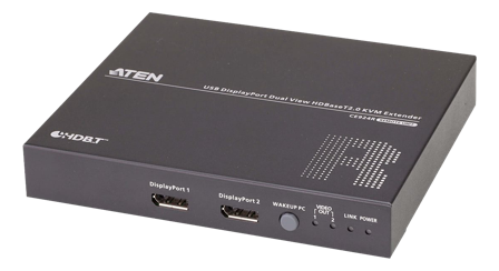 ATEN CE 924 - fjern- og lokal enhet - KVM / lyd / seriell / USB-svitsj - USB, RS-232, DisplayPort, HDBaseT 2.0