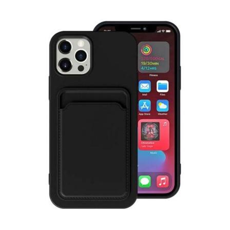 iPhone 13 Pro Max Soft Silikon Stötsäker Skal med Plånbok Kortpl