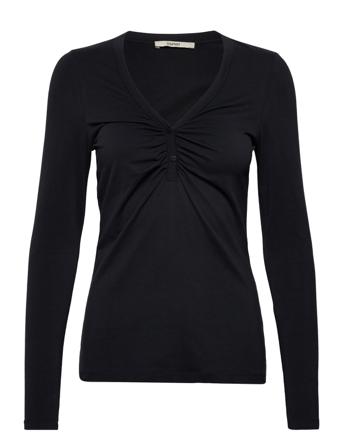 T-Shirts T-shirts & Tops Long-sleeved Svart Esprit Casual