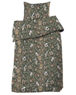 Påslakanset Skogsliv 2-delar Grön - Baby & barn - Redlunds