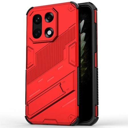 SKALO OnePlus 15 Armor Hybrid Punk Skal - Röd