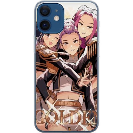 Kompatibelt Mobilskal till Apple Apple iPhone 12 mini K-Pop Demon Hunters guld svart anime trio kpop e-sport inspirerad design kraftfull stil