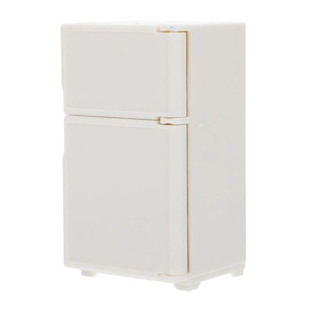 1 st Mini Hus Kylskåp Gör-det-själv Prydnad Mini Möbel Modell Miniatyr Kylskåp