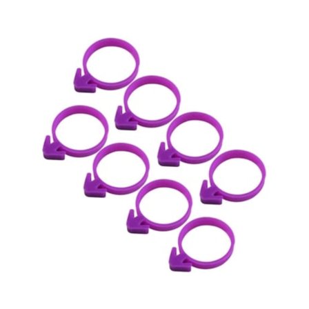 30 stk. silikon konditorposebånd Glasur Sprøytepose Dekorering Pose Twist Bånd Wraps For Cupcakes Beijiyi