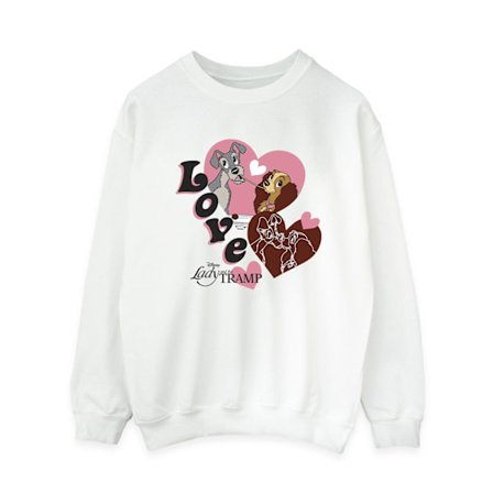 Lady And The Tramp Dam/Dam Spaghetti Love Sweatshirt XL W