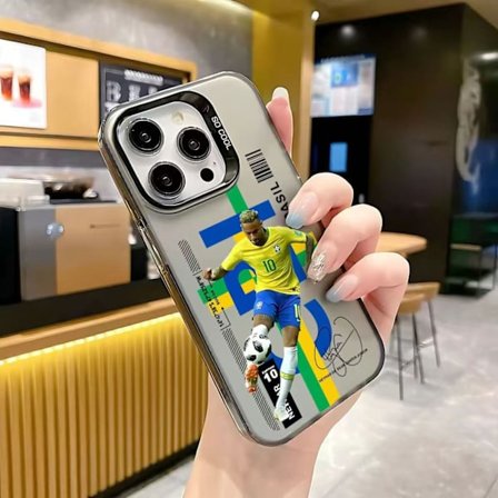 IPHONE 17 Air Pro Pro max Mobilskal NEYMAR JR Mönster Tryckt