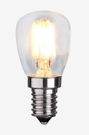 Globen Lighting - Pære E14 LED Filament Pære Klar 2,5 W - Transparent - Lyskilder & pærer - Fra Homeroom