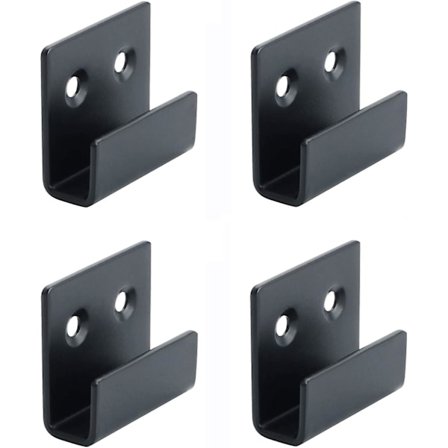 Rostfria skenhängare Bildhängande spegelklämma Spegelarmaturer Hängande kit Heavy Duty Tile Display Stands (6 st)