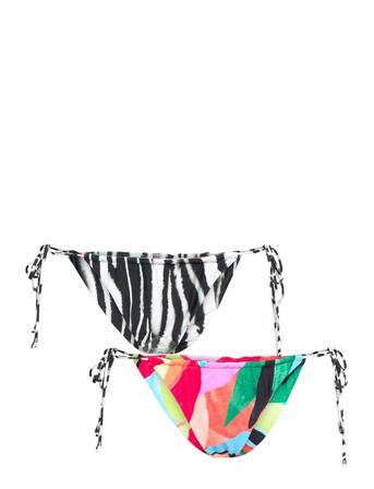 Tropfest Reversible Drawstring Rio Pant Swimwear Bikinis Bikini Bottoms Side-tie Bikinis Multi/mönstrad Seafolly