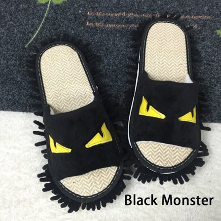 Tegneserie Dog Lazy Mopp Tøfler Rengjøring Gulv støvtøfler