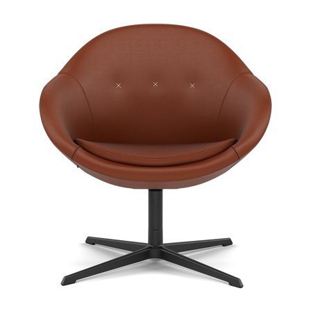 Varier Furniture Kokon Club - Brown Leather - Black base