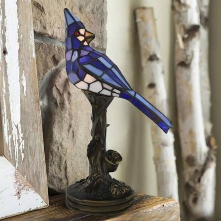 Novel Lamp Resin Bordslampa BLÅ