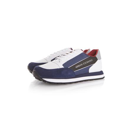 Armani Exchange, Sneakers Blauw, Heren, Maat:40 EU