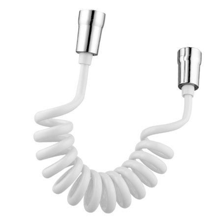 Dusch slang, skum duschslang med kopparplugg, teleskopisk fjäder