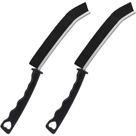 2 kpl Gap-puhdistusharja, Gap-harja, Jäykkäharjaksinen rakojen puhdistusharja, Gap-puhdistusharja, Laattasaumaharja kylpyhuoneeseen,